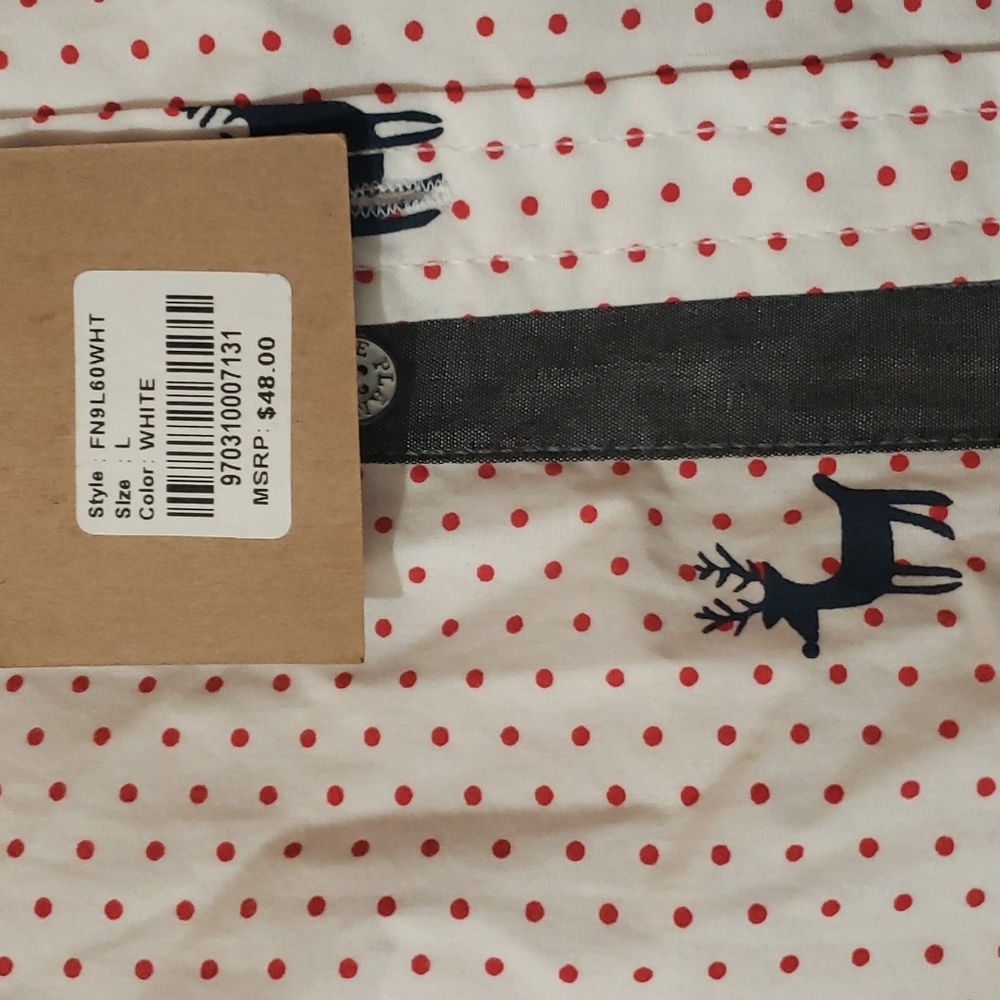 Christmas rain deer Men casual button down shirt